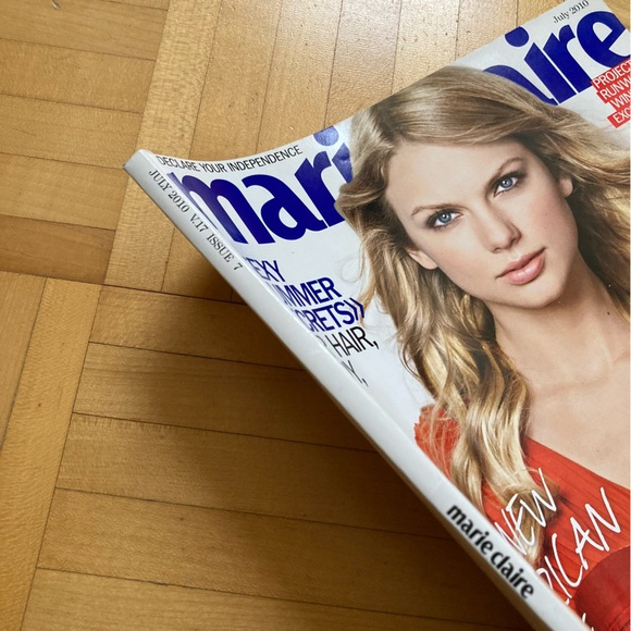Taylor Swift Marie Claire magazine cover — July 2010 — Rare collectible item 🧡 - Picture 2 of 6